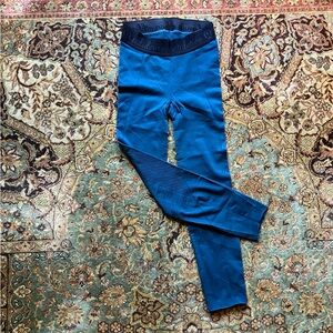 Lululemon Etched Teal Leggings